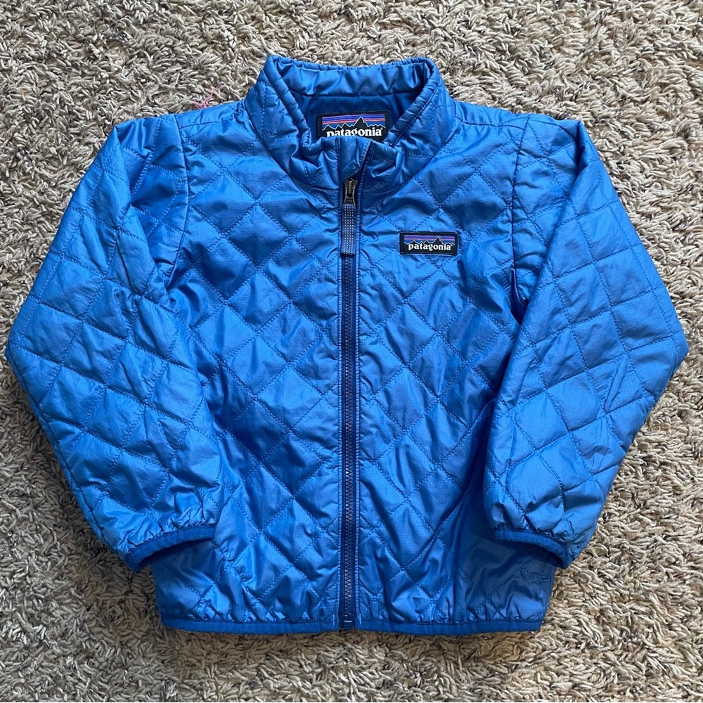 Patagonia Blue Quilted Jacket